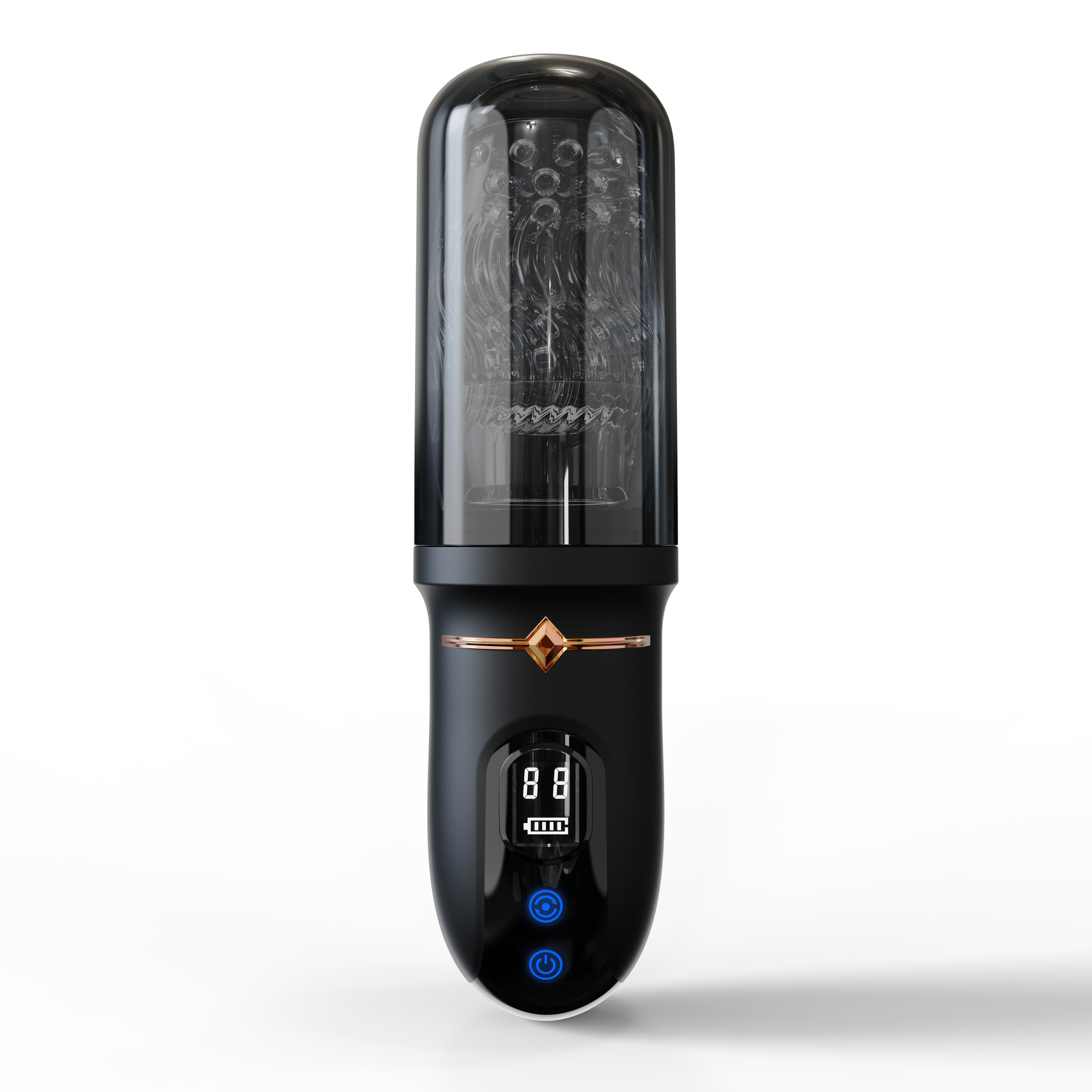 Joyomas - Gawk Gawk 9000 LED Automatic Electric Piston Rotating Sucker Male Blowjob Masturbator