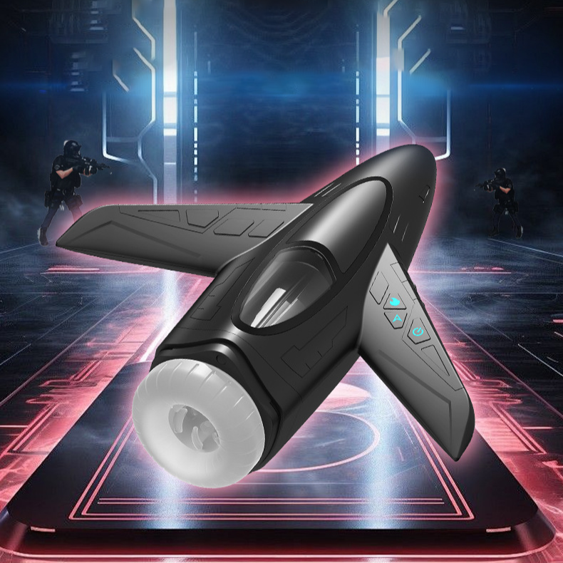 Joyomas - Jet Fighter Retractable Vibrating Heated Male Masturbator