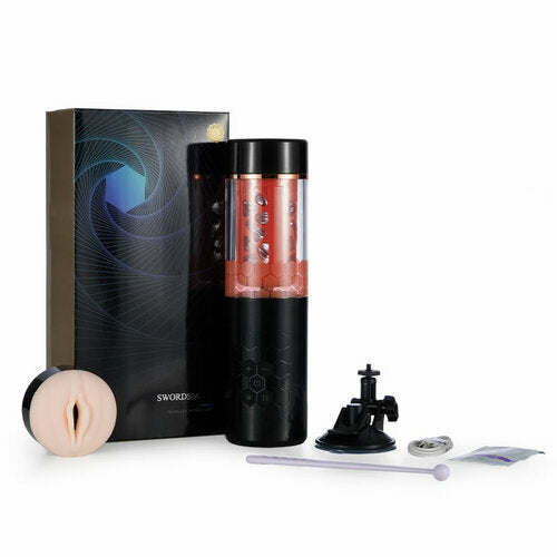 Joyomas - Samurai 3.1 - 6-Telescoping Rotating Hands-Free Masturbation Cup