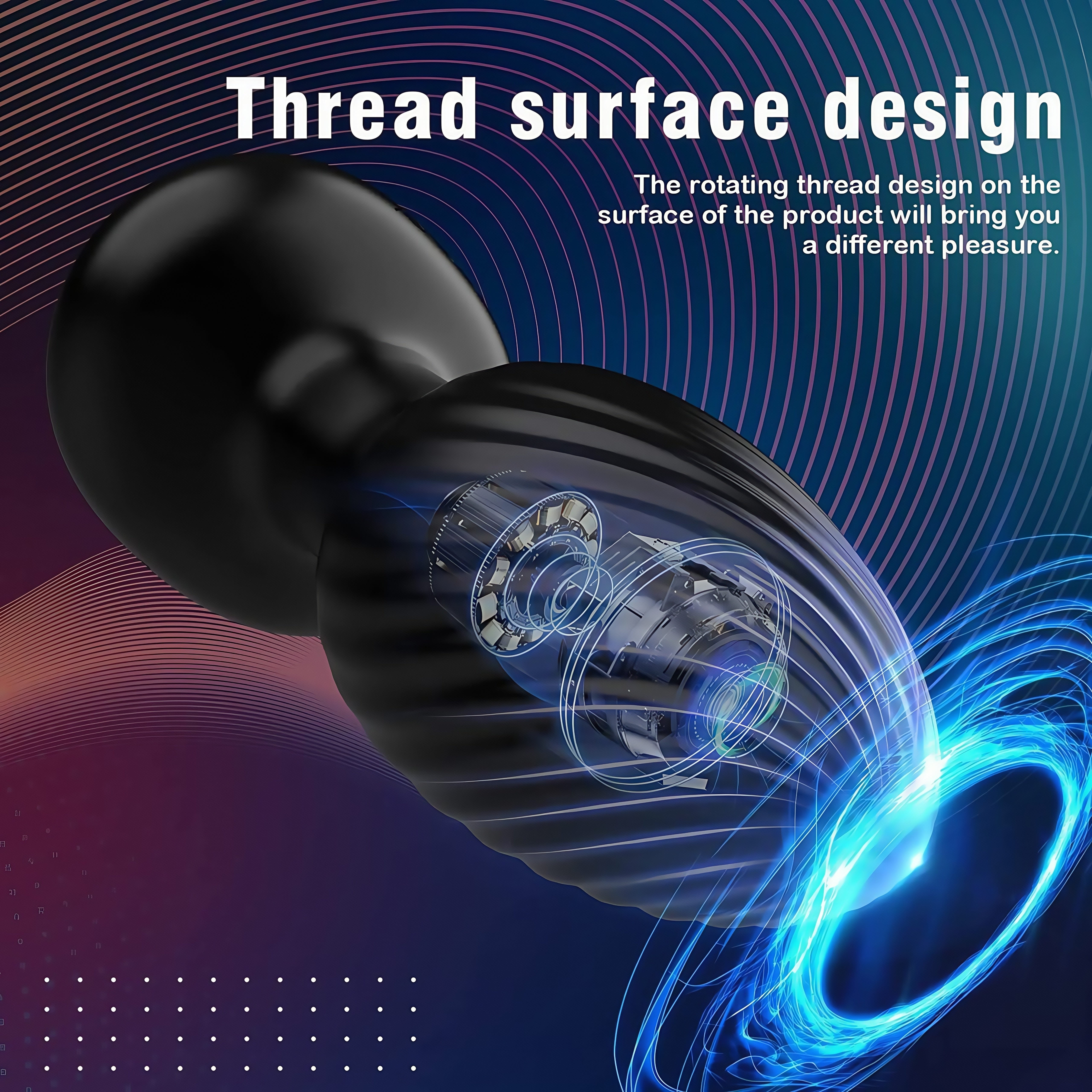 Joyomas - Wireless Remote Control Rotating & Vibrating Male Prostate Massager