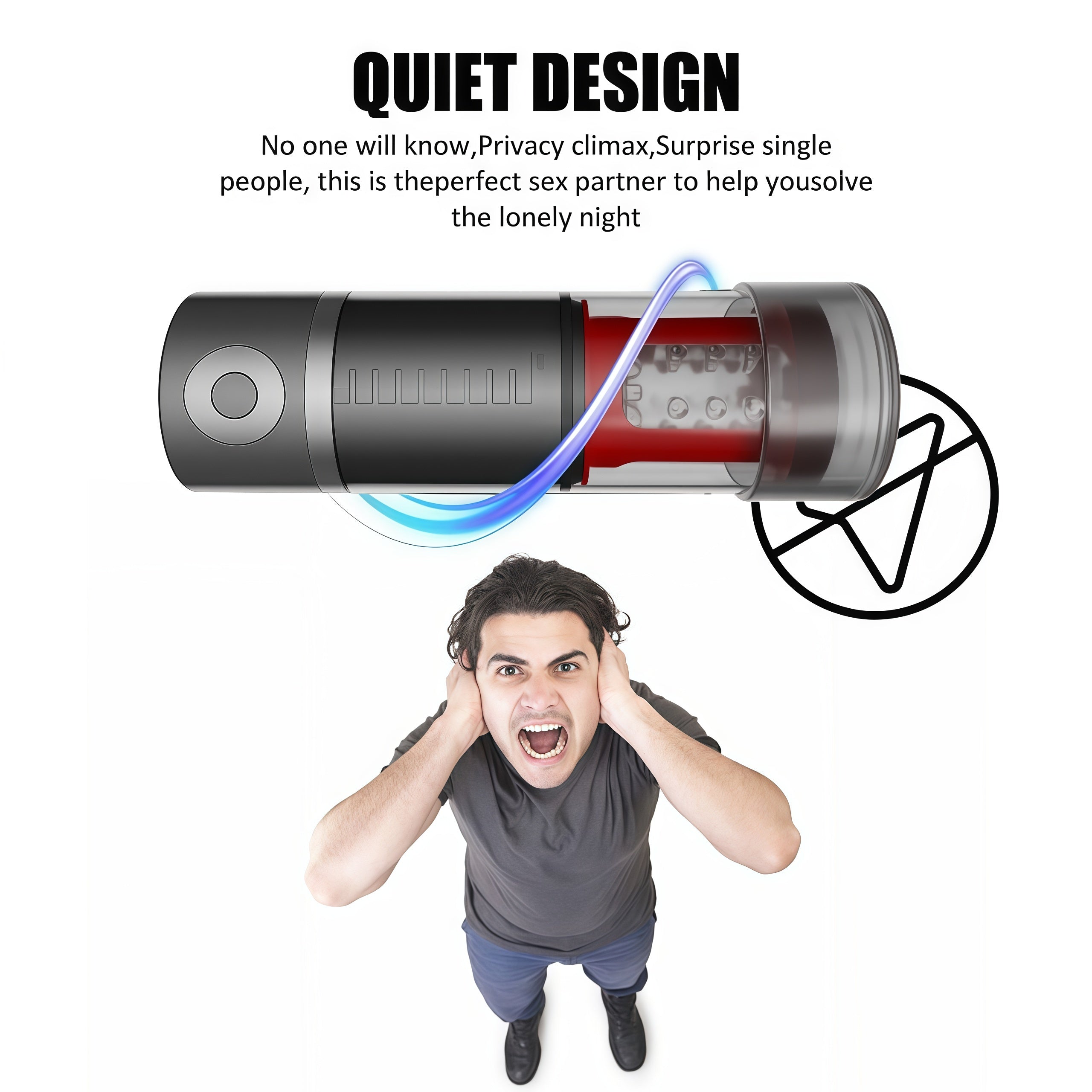 Joyomas - Male Automatic Telescopic Rotation Masturbation Cup