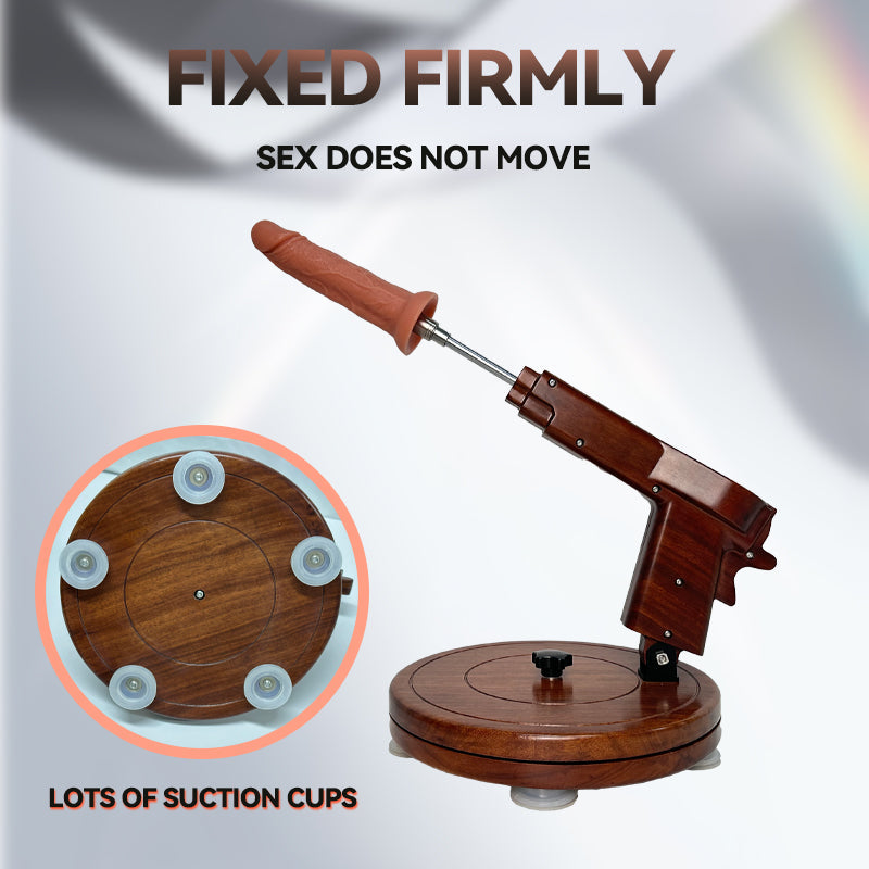 Joyomas - Sheyay Vintage Style Wooden Retractable Female Masturbation Dildo Machine