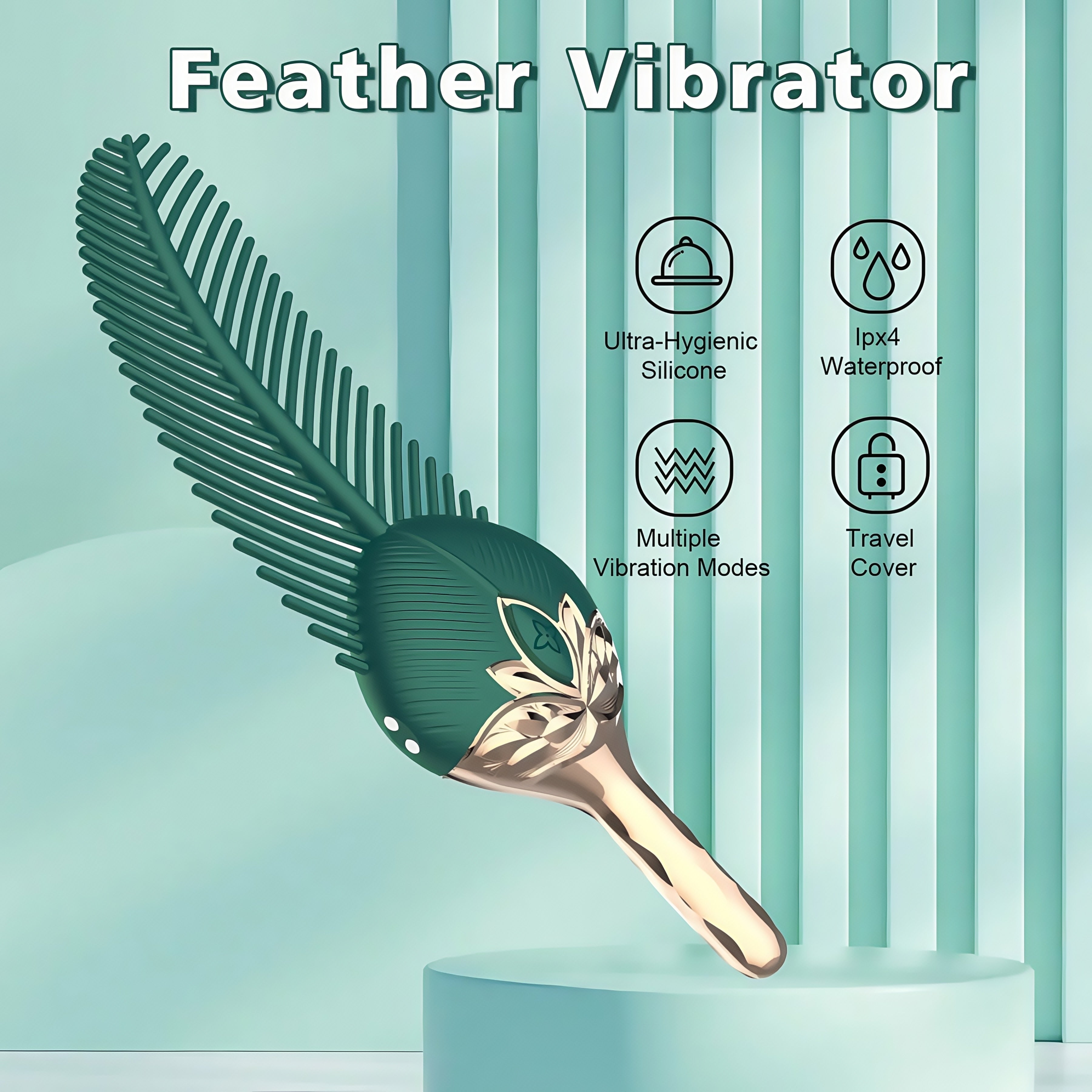 Joyomas - Clitoral Stimulator Body Massager Couple Sex Toy With 10 Modes Vibration
